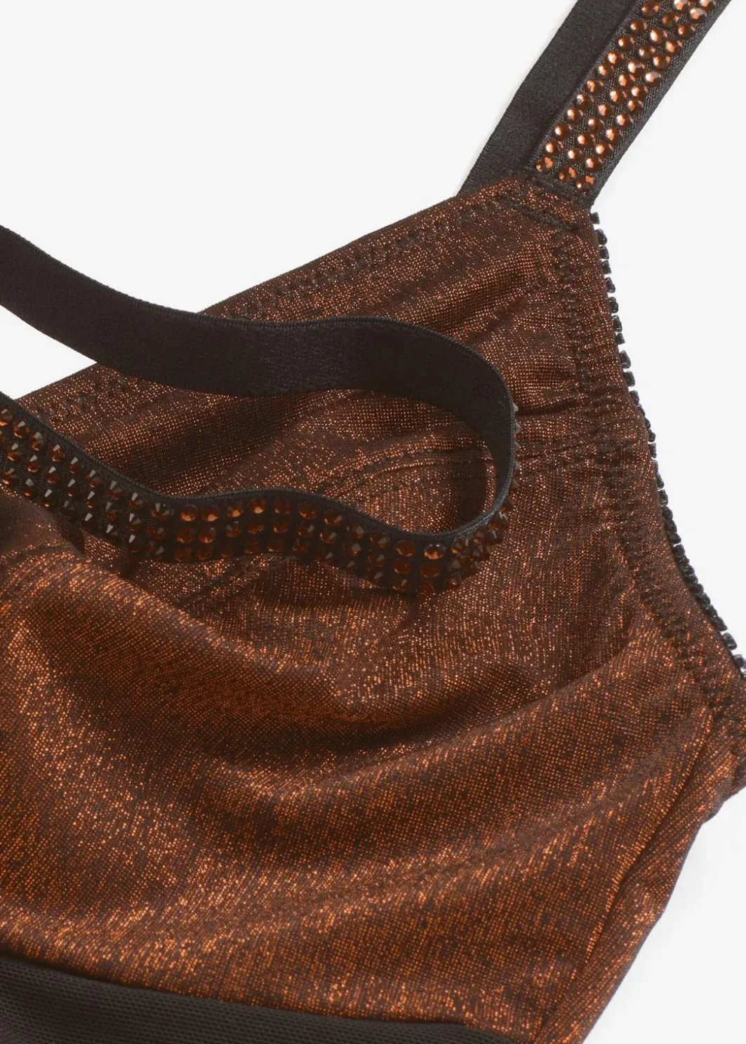 Damen bonprix Bodies|Shapewear|Medium Shape Body aus glitzerndem Material