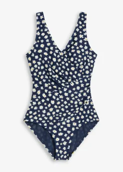 Best Medium Shape-Badeanzug in Wickel-Optik Damen Nachhaltigere Materialien|Shapewear