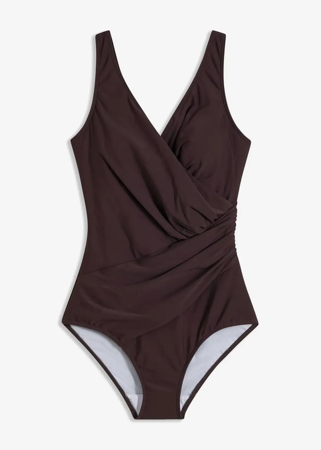 Medium Shape-Badeanzug in Wickeloptik Damen Nachhaltigere Materialien|Shapewear