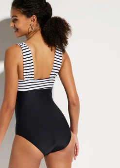 Damen bonprix Nachhaltigere Materialien|Bademode·Badeanzüge|Medium Shape-Badeanzug mit breiten Trägern