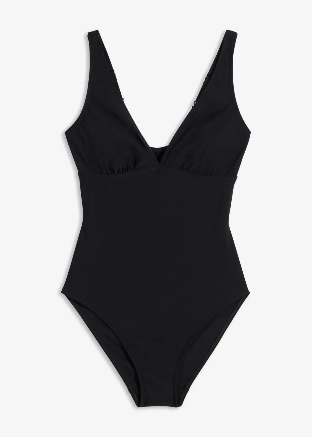Damen bonprix Nachhaltigere Materialien|Shapewear|Medium Shape-Badeanzug mit tiefem Ausschnitt