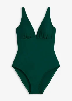 Damen bonprix Bademode·Badeanzüge|Bademode·Shapewear|Medium Shape-Badeanzug mit tiefem Ausschnitt