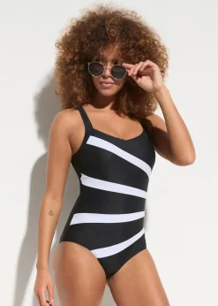 Sale Medium Shape-Badeanzug mit Einsätzen Damen Nachhaltigere Materialien|Bademode·Badeanzüge