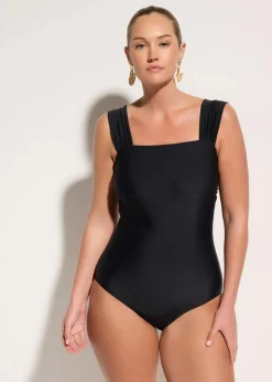 New Medium Shape-Badeanzug mit breiten Trägern Damen Nachhaltigere Materialien|Shapewear