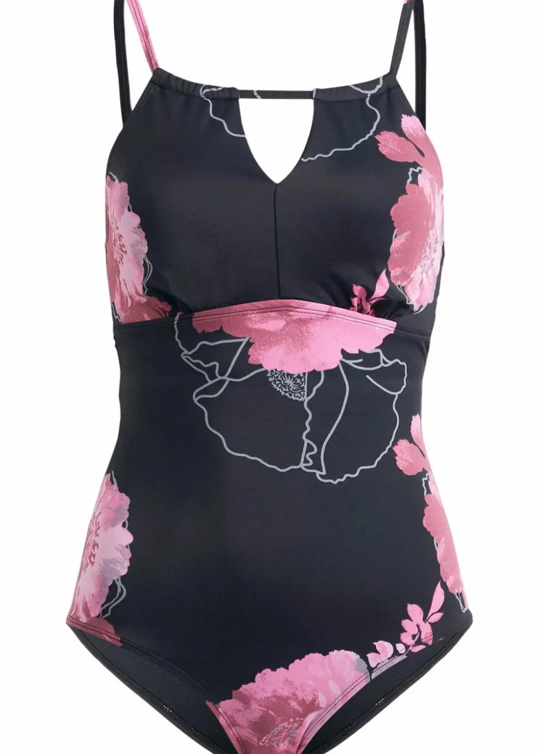 Clearance Medium Shape-Badeanzug mit Cut-Out am Ausschnitt Damen Nachhaltigere Materialien|Shapewear