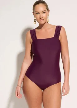 New Medium Shape-Badeanzug mit breiten Trägern Damen Nachhaltigere Materialien|Bademode·Badeanzüge