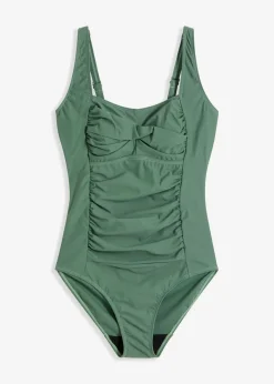 Online Medium Shape-Badeanzug mit Wickeloptik Damen Nachhaltigere Materialien|Bademode·Badeanzüge