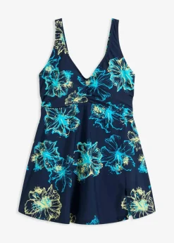 Online Medium Shape-Badekleid mit V-Ausschnitt Damen Nachhaltigere Materialien|Bademode·Badekleider