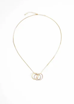 Damen bonprix Schmuck|Schuhe & Accessoires In Spezialgrößen·Schmuck|Mehrreihige Kette mit Anhänger