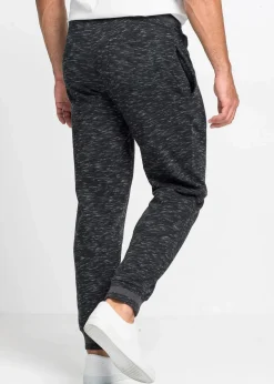 Online melierte Jogginghose mit Rippbündchen Herren Große Größen|Sportbekleidung