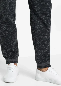 Online melierte Jogginghose mit Rippbündchen Herren Große Größen|Sportbekleidung