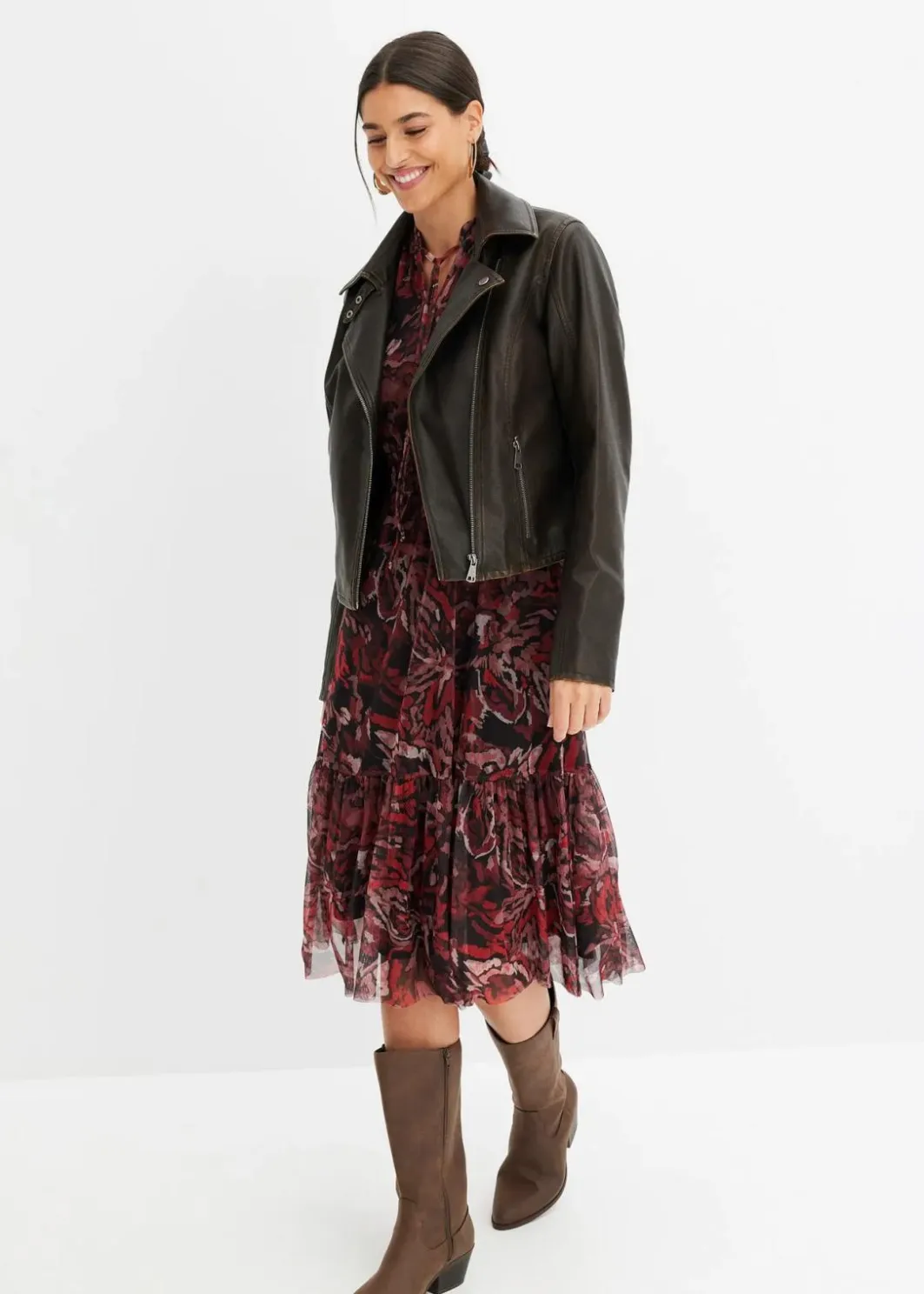 Discount Mesh-Midikleid Damen Kleider|Bekleidung·Pullover & Strickjacken