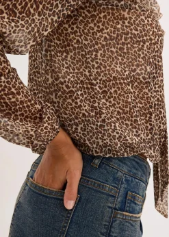 Discount Mesh-Shirt Damen Shirts & Tops