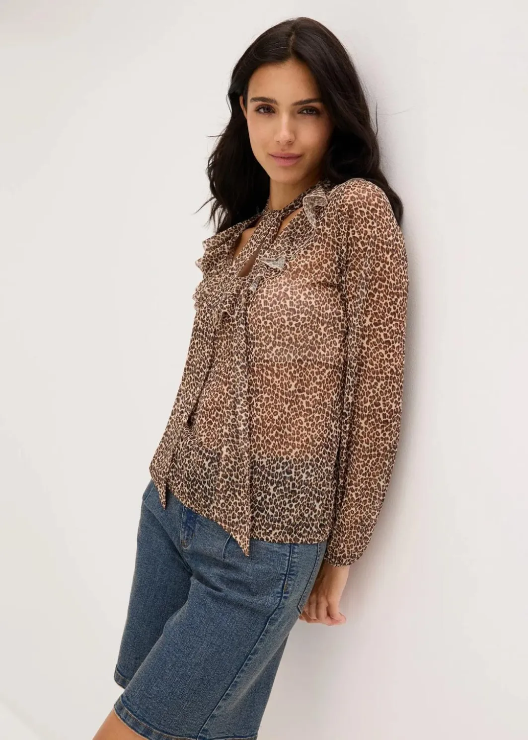 Discount Mesh-Shirt Damen Shirts & Tops