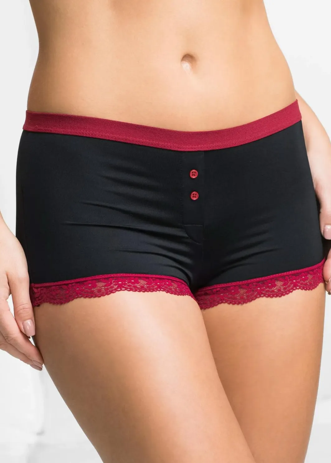 Damen bonprix Wäsche·Höschen|Höschen|Microfaser Damen Boxer (3er Pack)