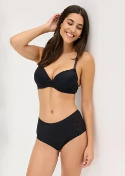 Damen bonprix Wäsche·Höschen|Höschen|Microfaser Perioden Slip mit mittlerer Saugkraft (2er Pack)