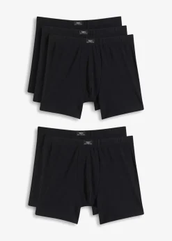 Herren bonprix Boxershorts|Große Größen|Midi Boxershorts eng mit Baumwolle (5er Pack)