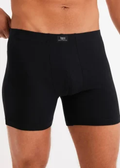 Herren bonprix Boxershorts|Große Größen|Midi Boxershorts eng mit Baumwolle (5er Pack)