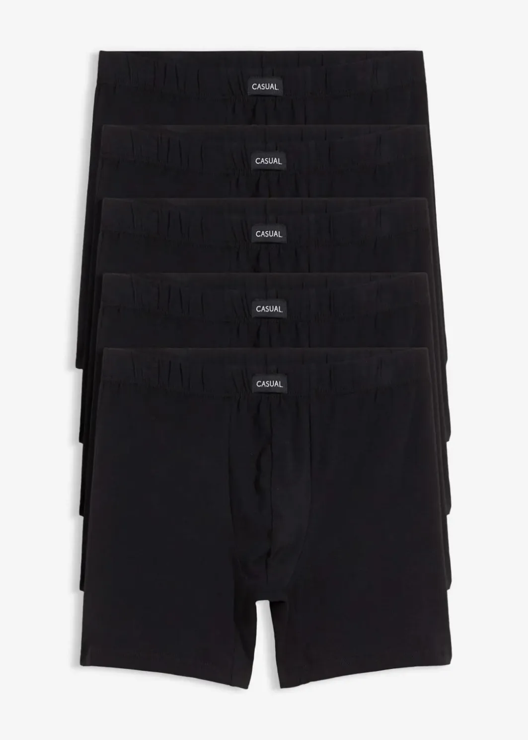 Outlet Midi Boxershorts eng mit Baumwolle (5er Pack) Herren Boxershorts|Große Größen