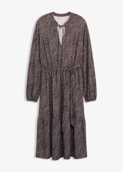 New Midi-Jerseykleid Damen Bekleidung·Pullover & Strickjacken
