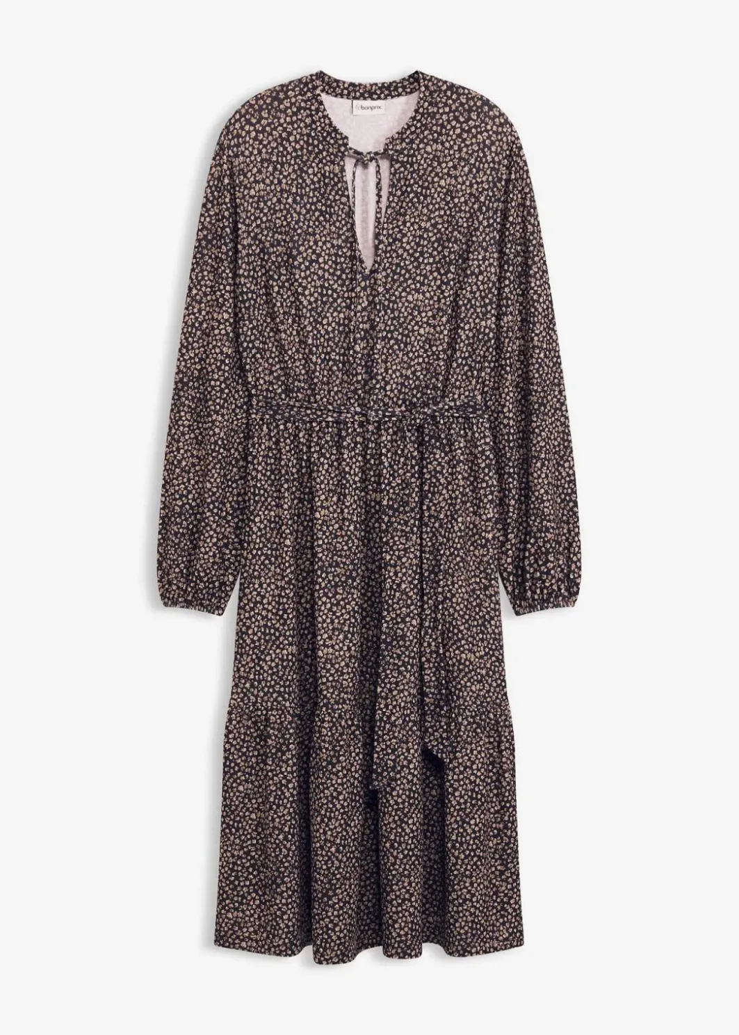 New Midi-Jerseykleid Damen Bekleidung·Pullover & Strickjacken