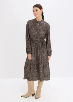 New Midi-Jerseykleid Damen Bekleidung·Pullover & Strickjacken