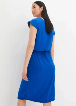 Best Midi-Jerseykleid aus nachhaltiger Viskose mit Elasthan Damen Nachhaltigere Materialien