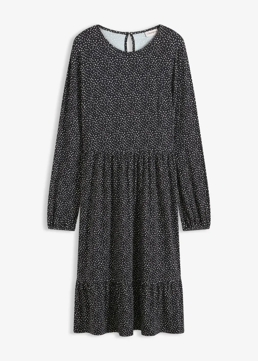 Clearance Midi-Jerseykleid aus Viskose-Mix Damen Bekleidung·Pullover & Strickjacken|Nachhaltigere Materialien