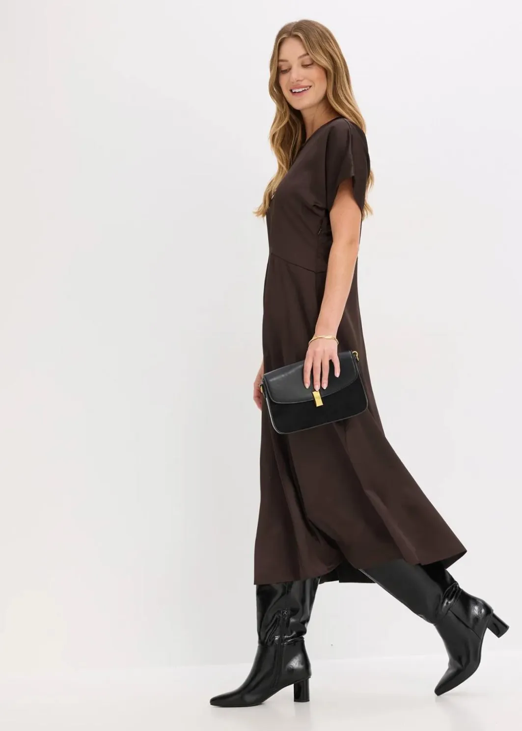 Damen bonprix Bekleidung·Pullover & Strickjacken|Kleider|Midikleid
