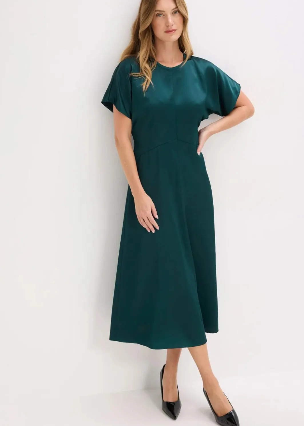 Damen bonprix Nachhaltigere Materialien|Kleider|Midikleid