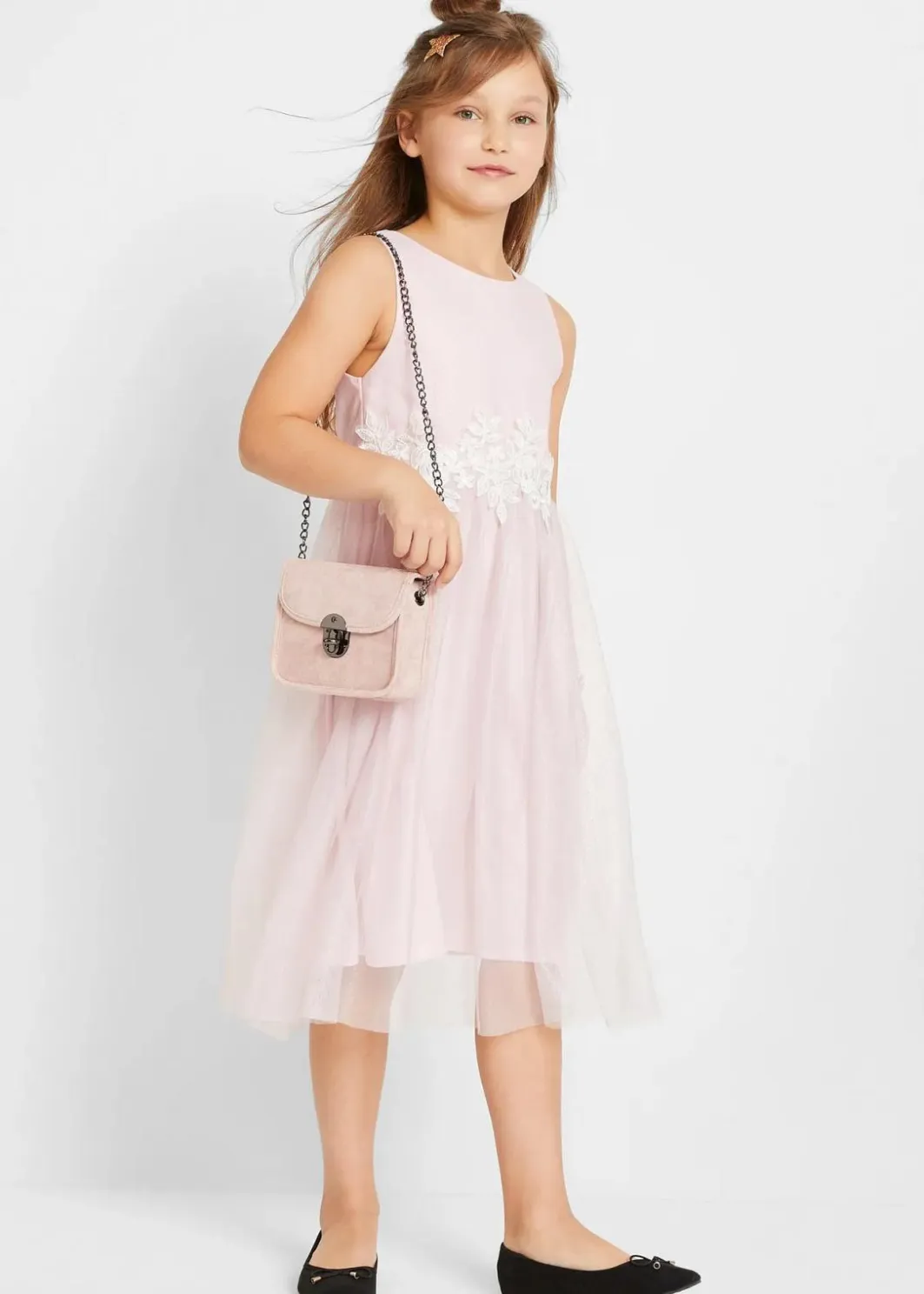 Discount Midikleid mit Spitzenbesatz Kinder Mädchen 9-16 Jahre·Kleider & Jumpsuits