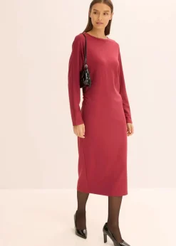 Sale Midikleid aus bequemen Punto di Roma Damen Kleider|Bekleidung·Pullover & Strickjacken