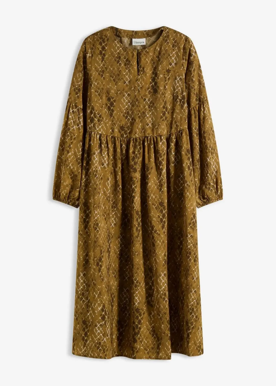 Damen bonprix Bekleidung·Pullover & Strickjacken|Kleider|Midikleid aus fließendem Satin