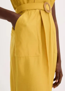 Sale Midikleid aus fließendem Viskose-Mix Damen Bekleidung·Pullover & Strickjacken|Kleider