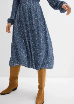 Damen bonprix Bekleidung·Pullover & Strickjacken|Kleider|Midikleid aus fließender Viskose