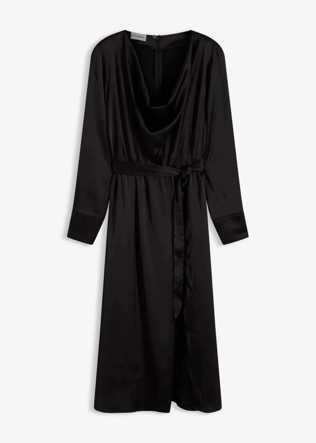 Damen bonprix Bekleidung·Pullover & Strickjacken|Kleider|Midikleid aus glänzendem Satin