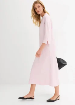 Midikleid aus glänzendem Satin Damen Kleider|Bekleidung·Pullover & Strickjacken