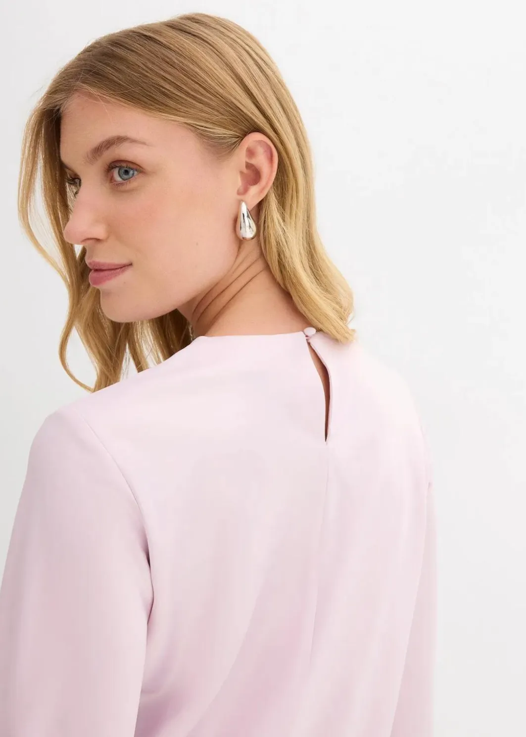Midikleid aus glänzendem Satin Damen Kleider|Bekleidung·Pullover & Strickjacken