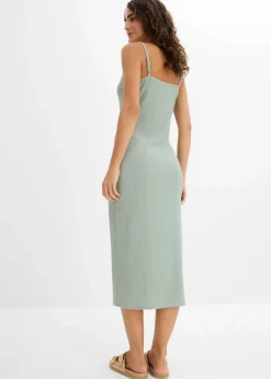 Midikleid aus leichtem Crêpe Damen Kleider|Nachhaltigere Materialien