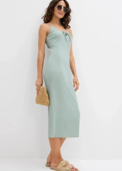 Midikleid aus leichtem Crêpe Damen Kleider|Nachhaltigere Materialien