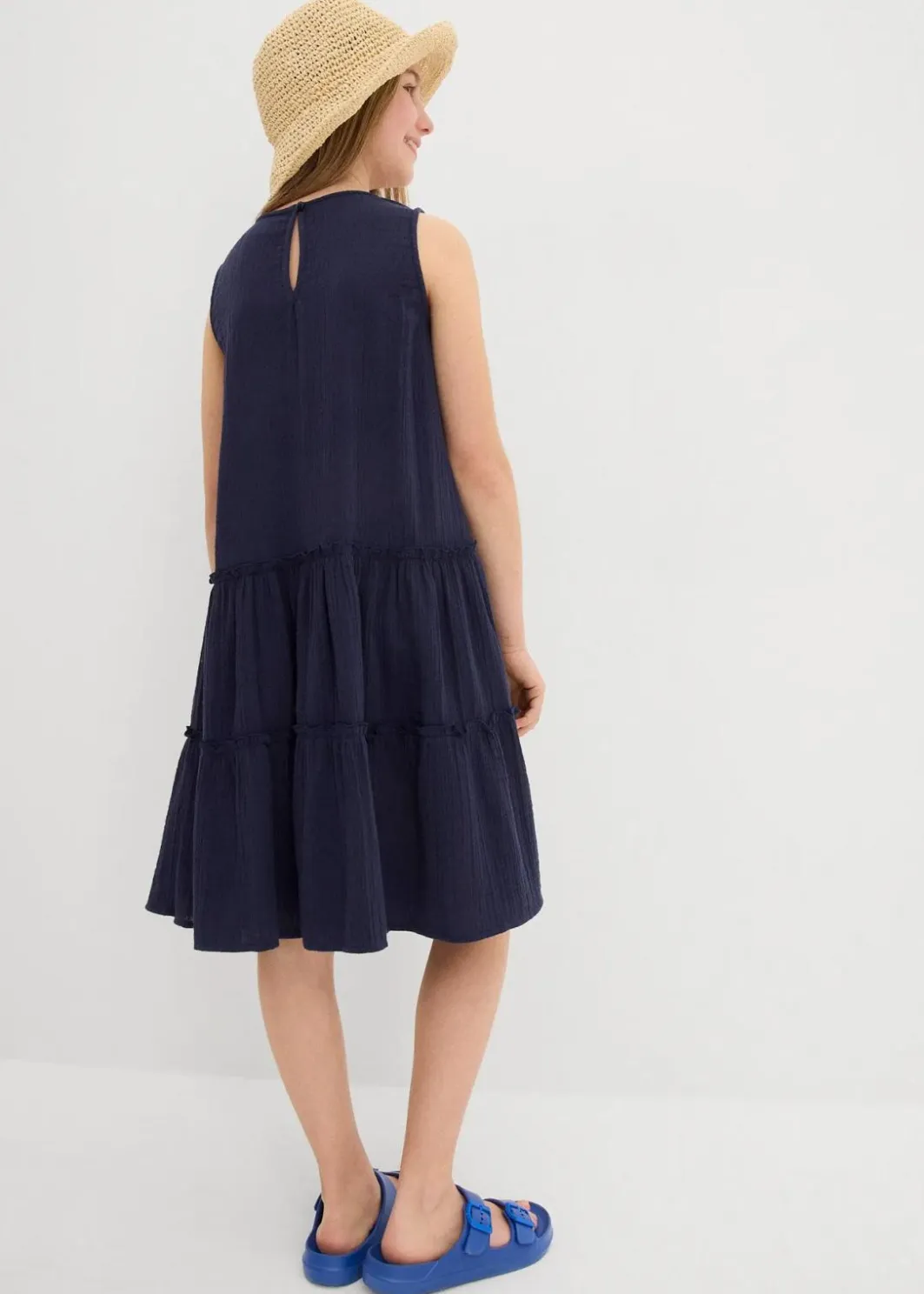 Sale Midikleid aus luftigem Musselin Kinder Mädchen 9-16 Jahre·Kleider & Jumpsuits
