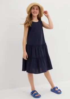 Sale Midikleid aus luftigem Musselin Kinder Mädchen 9-16 Jahre·Kleider & Jumpsuits