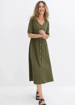 Sale Midikleid aus reiner Baumwolle Damen Nachhaltigere Materialien|Kleider