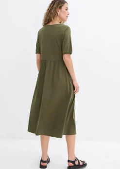 Sale Midikleid aus reiner Baumwolle Damen Nachhaltigere Materialien|Kleider