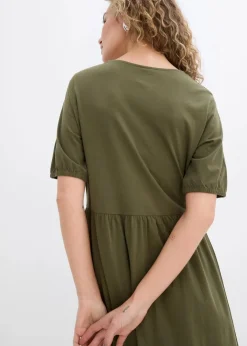 Sale Midikleid aus reiner Baumwolle Damen Nachhaltigere Materialien|Kleider