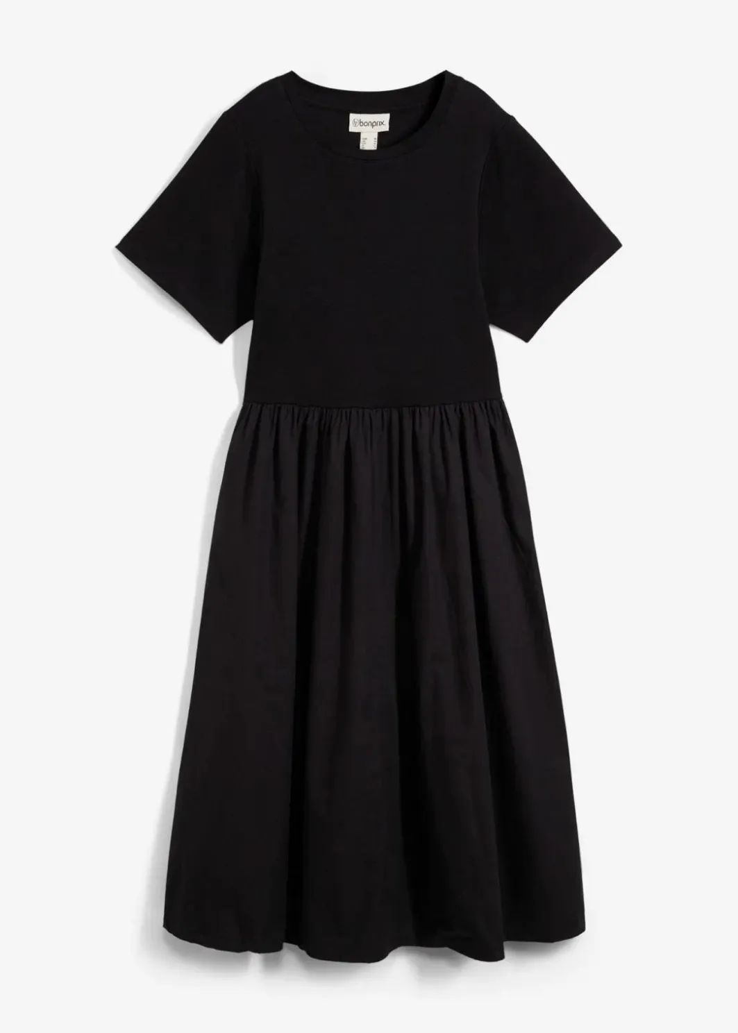 Damen bonprix Kleider|Midikleid aus reiner Baumwolle