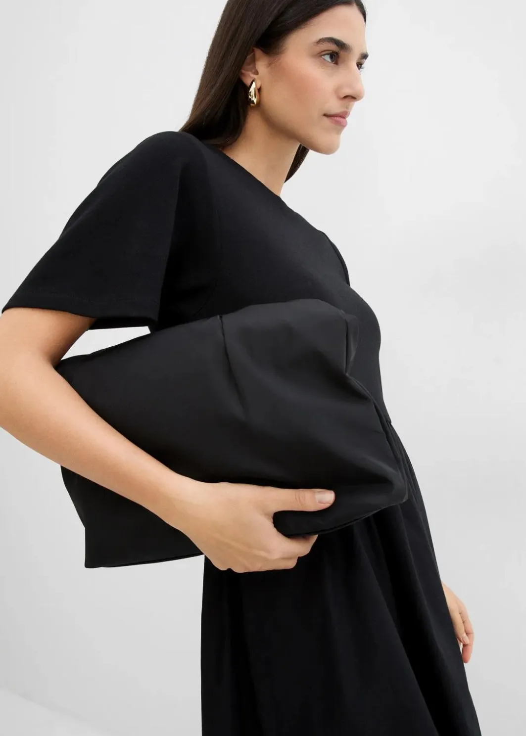 Damen bonprix Kleider|Midikleid aus reiner Baumwolle