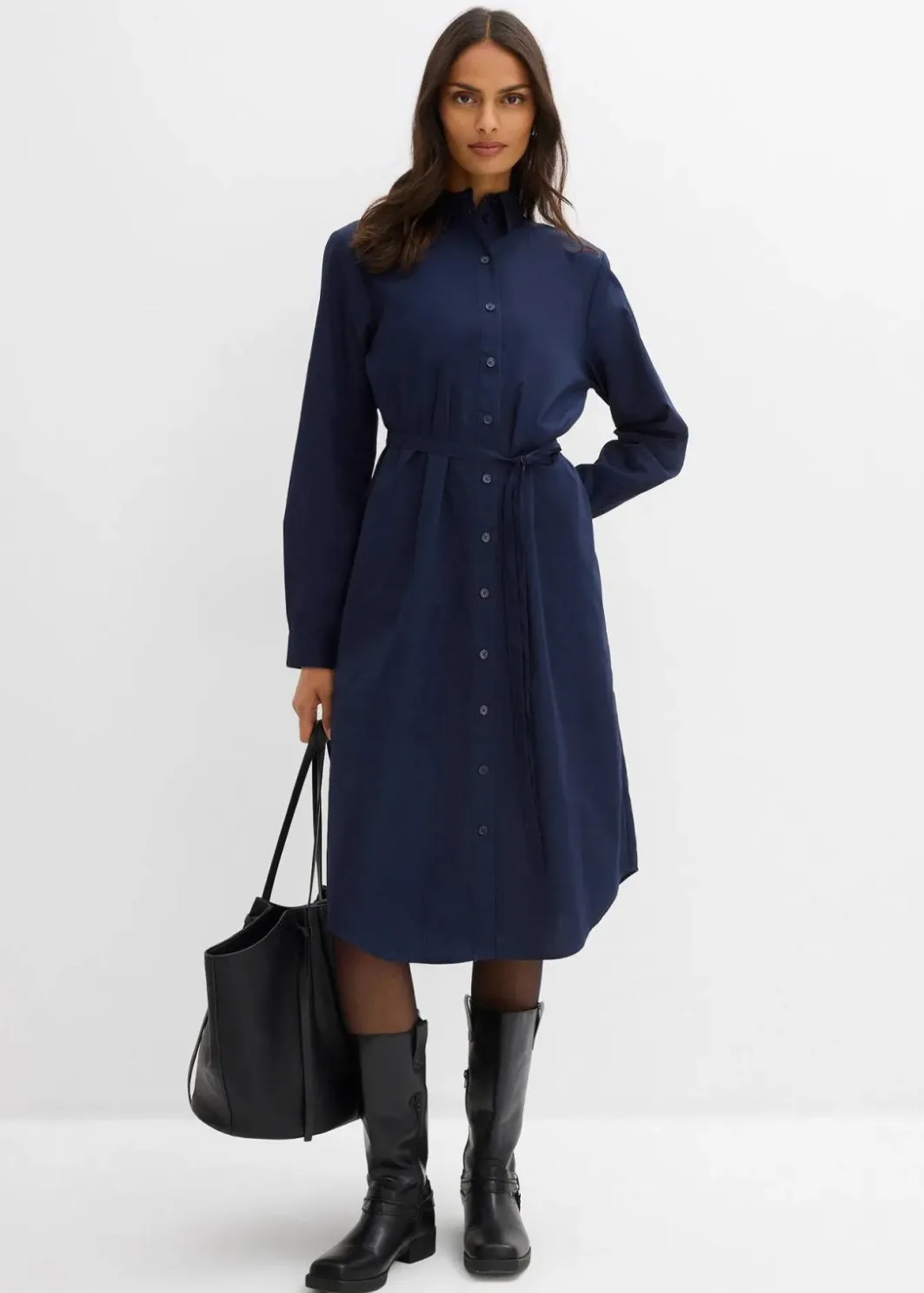 Discount Midikleid aus reiner Bio-Baumwolle Damen Bekleidung·Pullover & Strickjacken|Kleider