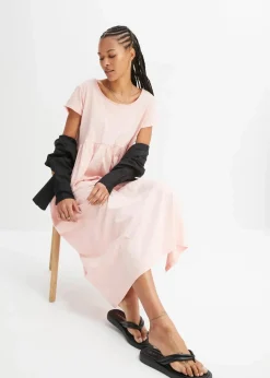 Discount Midikleid aus reiner Bio-Baumwolle Damen Kurzgrößen|Bekleidung·Pullover & Strickjacken