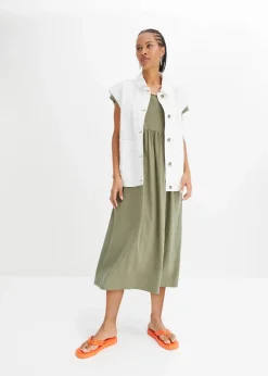 Online Midikleid aus reiner Bio-Baumwolle Damen Nachhaltigere Materialien|Kleider